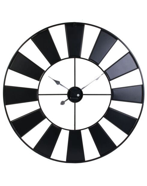 Horloge Recyclerie multicolore - D.80.5 cm