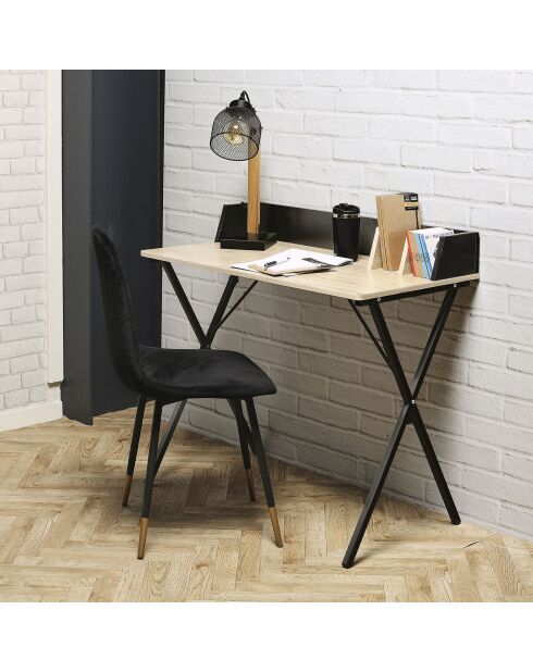 Bureau Brice gris - 90x50x84 cm