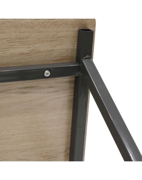 Bureau Brice gris - 90x50x84 cm