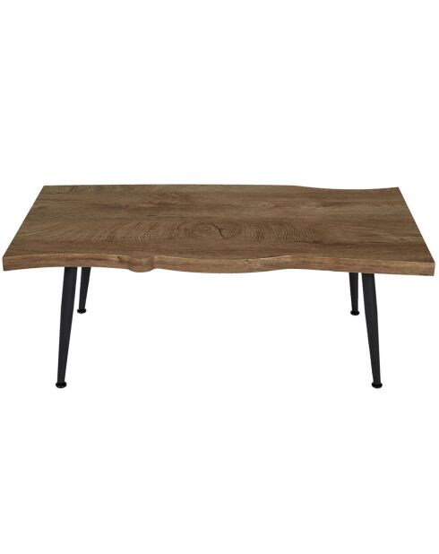 Table basse Forest noir/marron - 100x49x38 cm