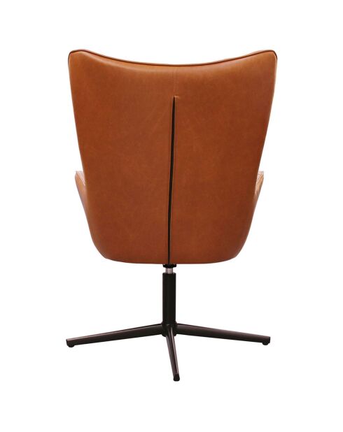 Fauteuil Helsinki marron - 74x71.5x107 cm