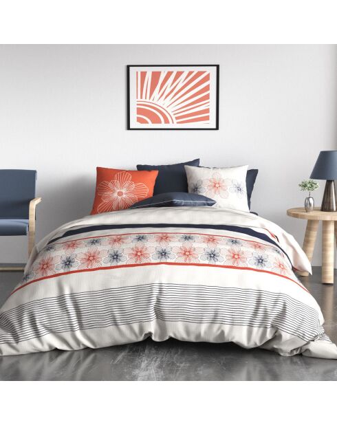 Elegantes weißes Bettbezug-Set