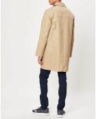 Manteau imperméable Mackintosh Seillon camel