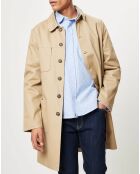 Manteau imperméable Mackintosh Seillon camel