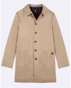 Manteau imperméable Mackintosh Seillon camel