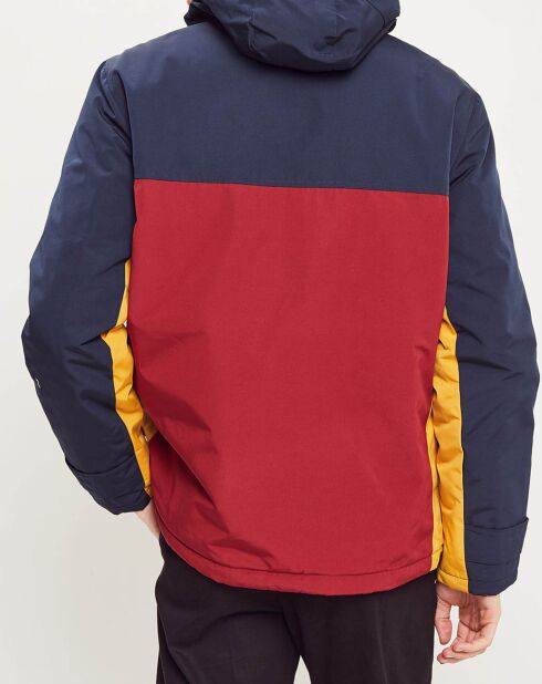 Blouson Dourdan marine/bordeaux/ocre