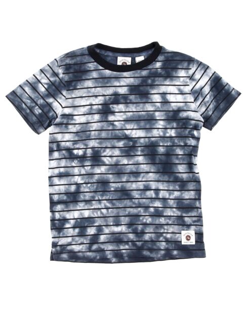 T-Shirt en Coton Tie & Dye noir