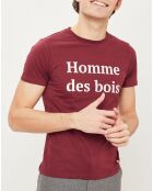 T-Shirt col rond Arcy bordeaux