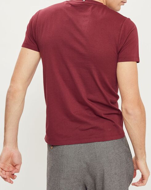T-Shirt col rond Arcy bordeaux