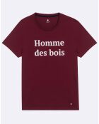 T-Shirt col rond Arcy bordeaux