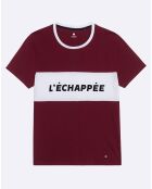 T-Shirt Arcy bordeaux
