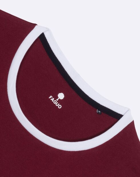 T-Shirt Arcy bordeaux