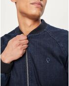 Veste Bombers denim Hanau bleu foncé