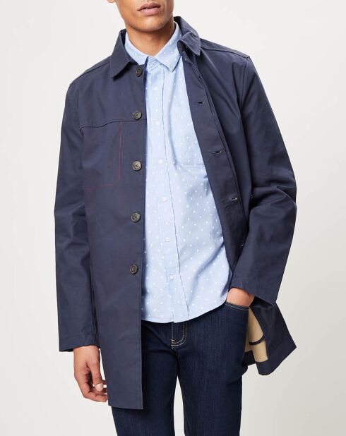 Manteau Mackintosh Seillon bleu marine