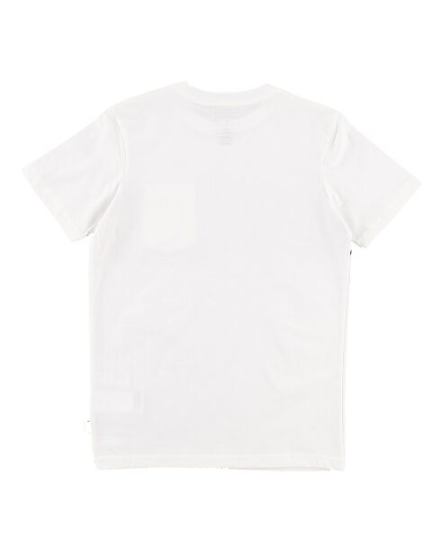 T-Shirt en Jersey de Coton léger feuillage blanc
