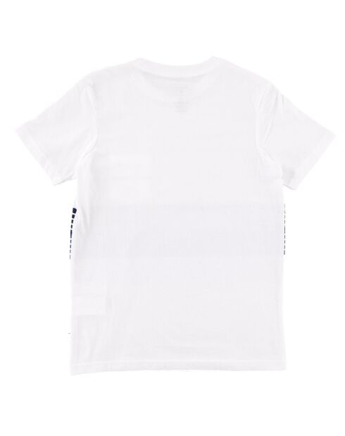 T-Shirt en Jersey de Coton léger rayures blanc