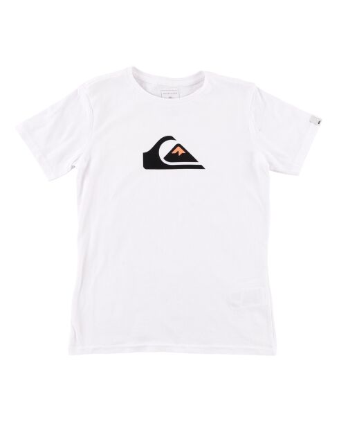T-Shirt en Jersey de Coton léger logo blanc