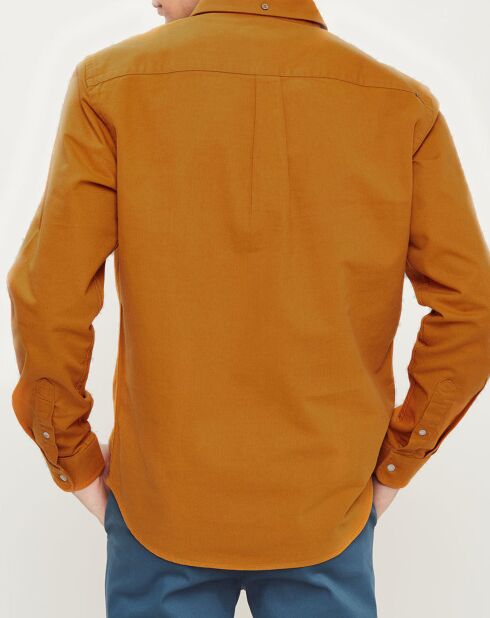 Chemise droite Cerisy camel