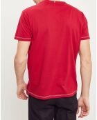 T-Shirt col rond Olonne rouge