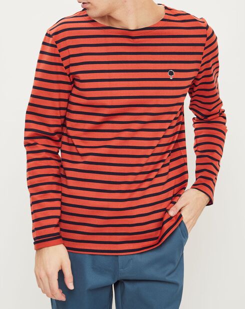 T-Shirt col rond Aubrac brique