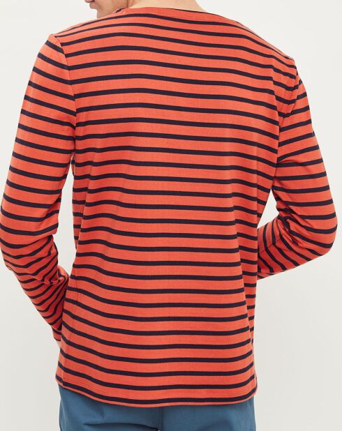 T-Shirt col rond Aubrac brique