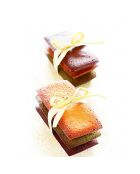 Moule en silicone 15 minis financiers violet - 18.5x22.5 cm