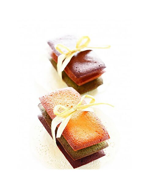 Moule en silicone 15 minis financiers violet - 18.5x22.5 cm