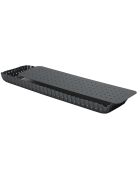 Moule à tarte rectangulaire micro perforé gris - 33x23 cm