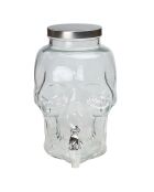 Cubanios glazen schedelfontein transparant - 4 L