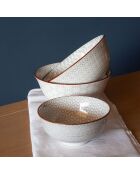 6 Bols en Porcelaine Slow blancs - D.15 cm