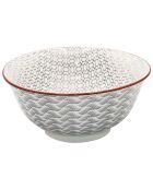 6 Grands bols en Porcelaine Slow blancs - D.18 cm