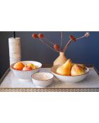 6 Grands bols en Porcelaine Slow blancs - D.18 cm