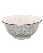 6 Grands bols en Porcelaine Slow blancs - D.18 cm