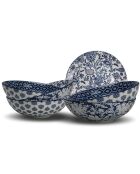 6 platos hondos de cerámica Majorelle azules - D.21 cm