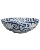 6 platos hondos de cerámica Majorelle azules - D.21 cm