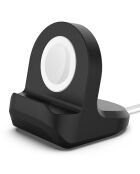 Socle de chargement silicone pour Apple Watch blanc