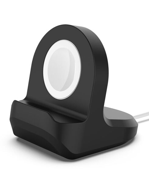 Socle de chargement silicone pour Apple Watch blanc