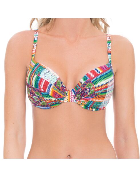 Top de bikini multicolor Candy Apple