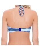 Haut de Maillot Castaway bleu marine/blanc