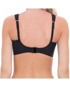 Top bikini nero Sand Tropez