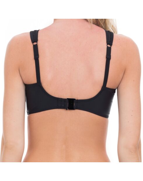 Top bikini nero Sand Tropez