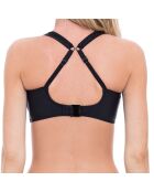 Top bikini nero Sand Tropez