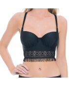 Haut de Maillot bustier Taboo noir