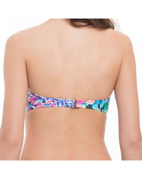 Haut de Maillot bandeau Canary Island multicolore