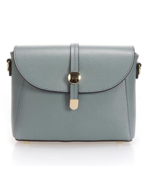 Adore blaue Schultertasche aus Leder - 25x8x19 cm