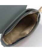 Adore blaue Schultertasche aus Leder - 25x8x19 cm