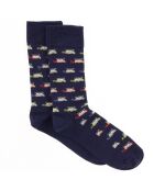 Chaussettes Voitures bleu marine