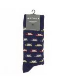 Chaussettes Voitures bleu marine