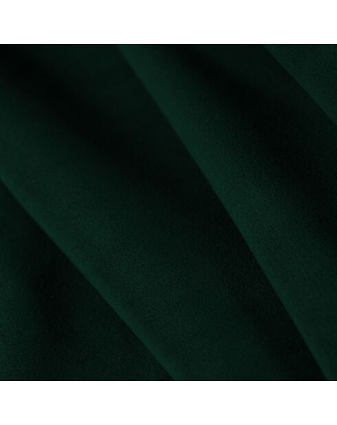Canapé d'angle gauche Velours Sao 3 Places vert bouteille - 186x180x69 cm