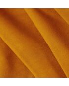 Canapé d'angle gauche Velours Sao 3 Places jaune - 186x180x69 cm